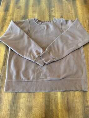 Lululemon women’s Crewneck Sweatshirt - Brown- size 10 - heavyweight
